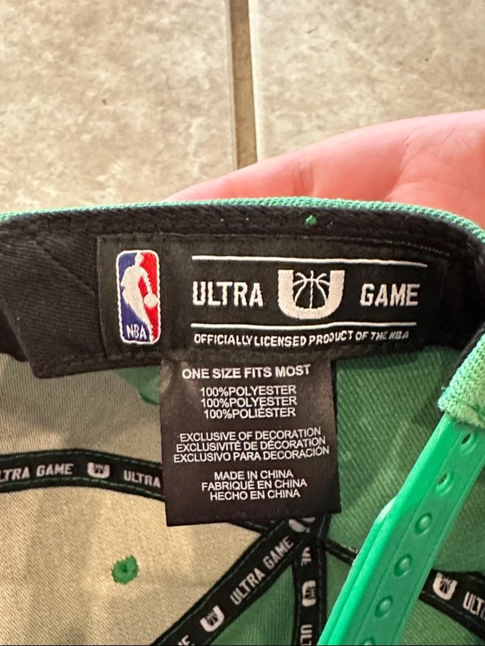 NBA Boston Celtics ultra game Green Snapback Hat